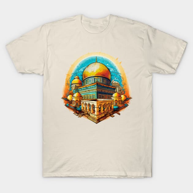 Al-Aqsa Mosque T-Shirt by Riverside-Moon